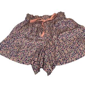 Omika Martina shorts, pink floral, small, bohemian, lounge, flirty, flowy, silky